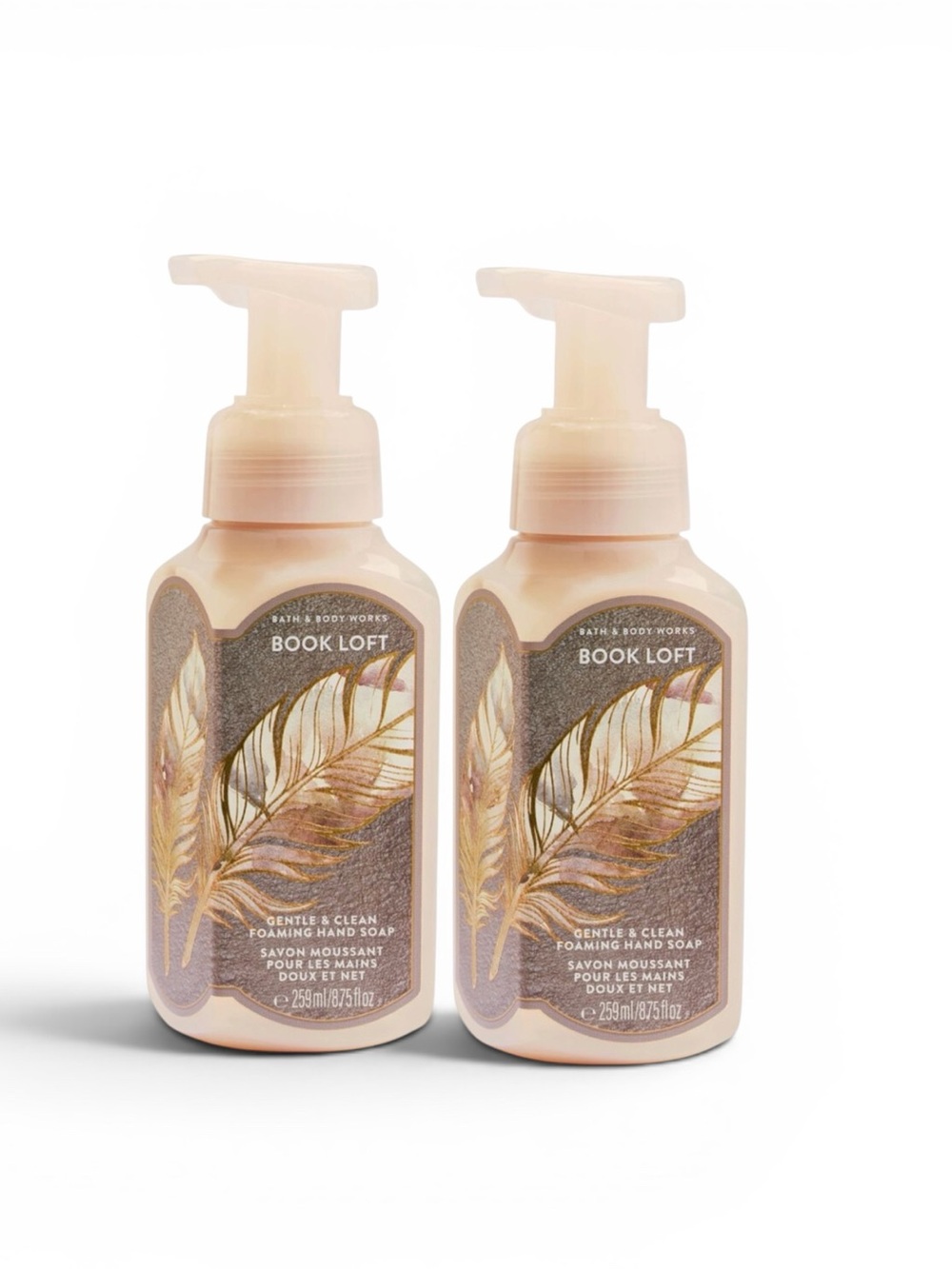 Bath & Body Works BOOK LOFT Gentle & Clean Foaming Hand Soap 8.75 fl oz Set